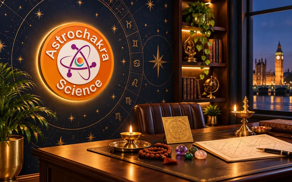 Astrochakra Science Vedic astrology website for a practice in London