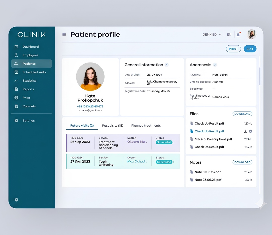 Patient Portal Development