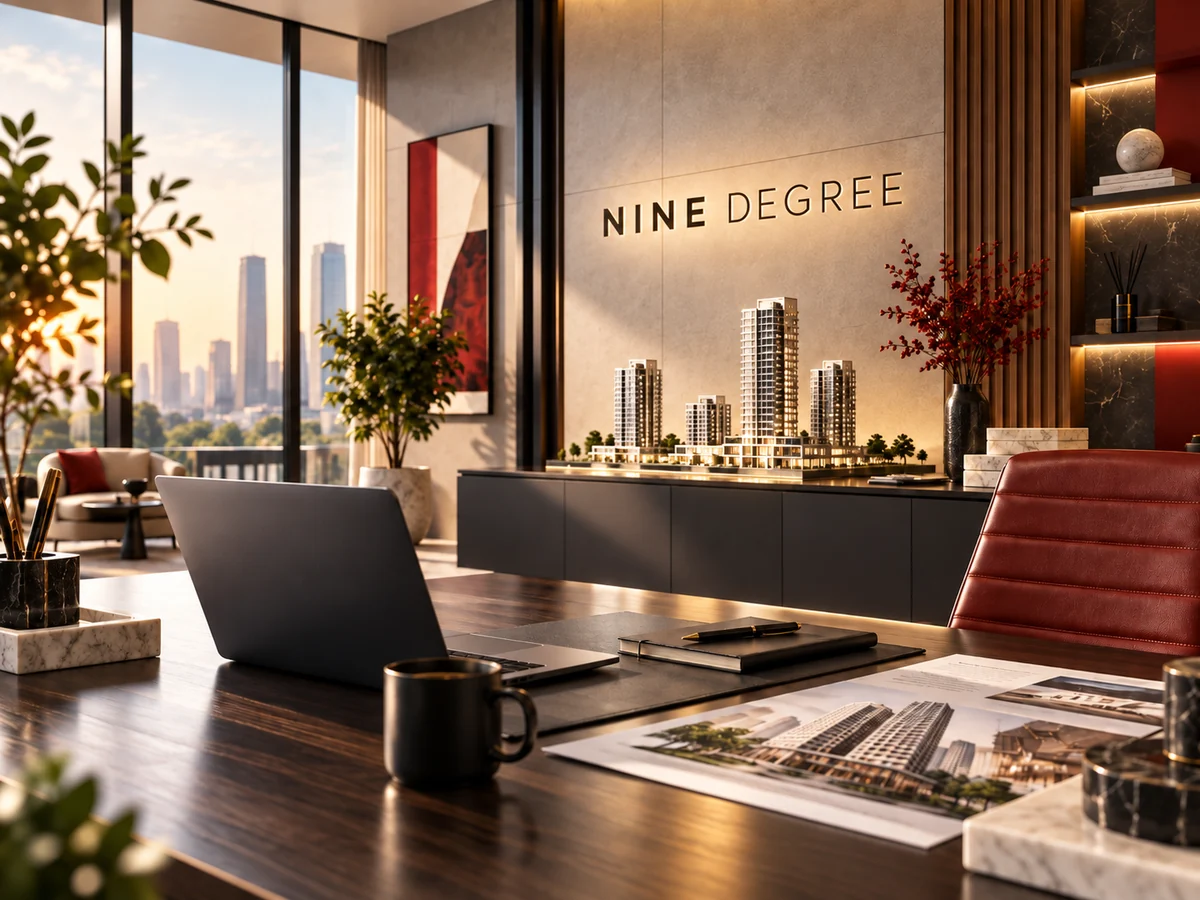 Nine Degree real estate brand and marketing consultancy website
