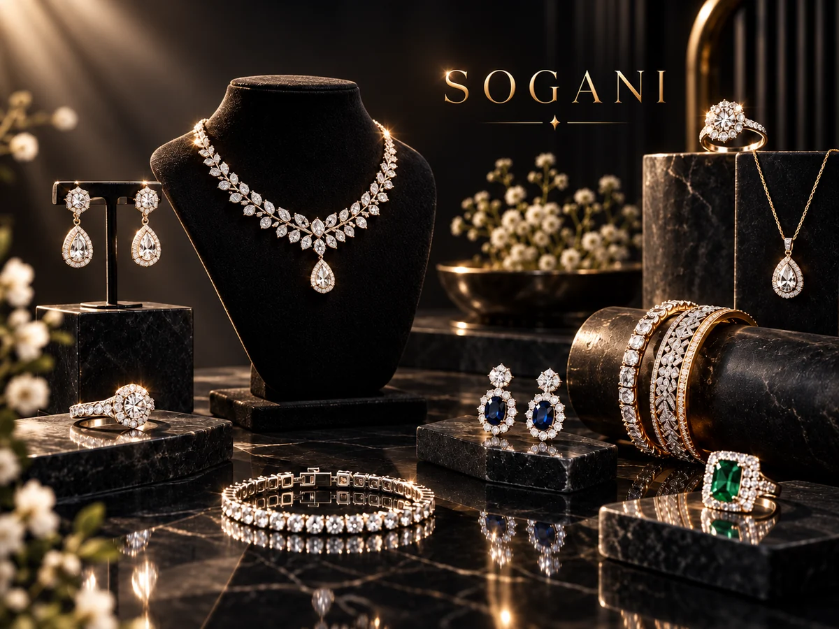 Sogani Jewels fine jewellery website homepage for UK buyers