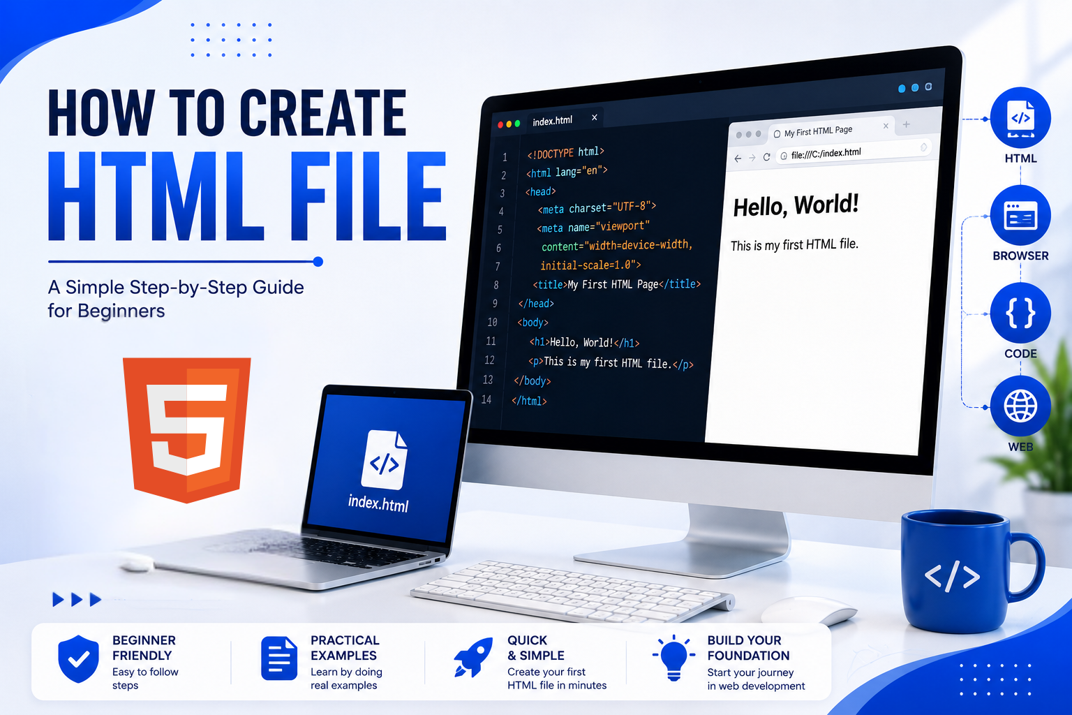 How to Create HTML Websites